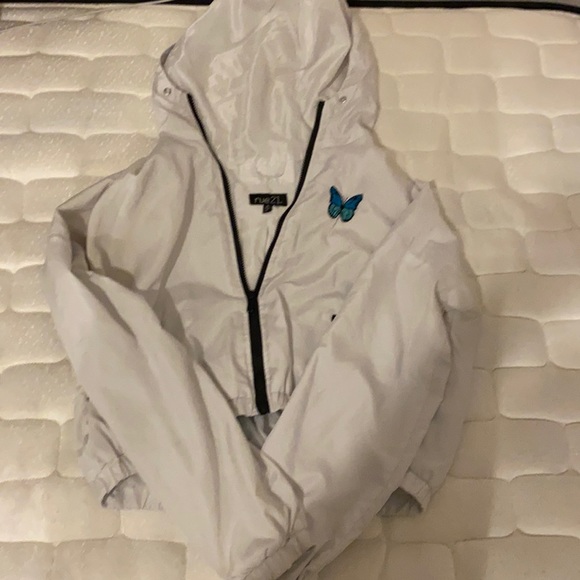 Rue21 Jackets & Blazers - Butterfly Windbreaker Zip Up Hoodie